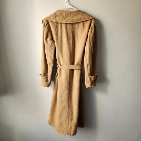Luxury 70's Vintage Long Belted Trench Coat - Picture 2 of 9